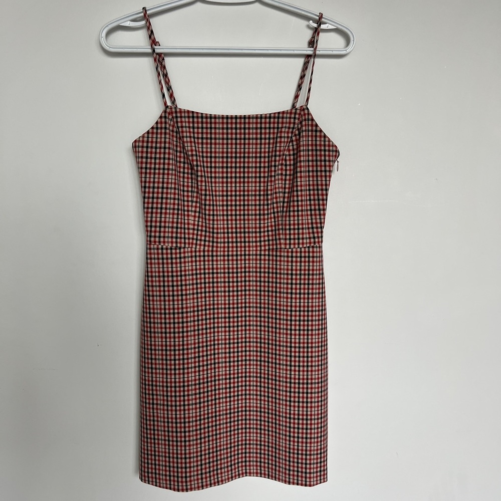 Wilfred plaid mini dress - size 2